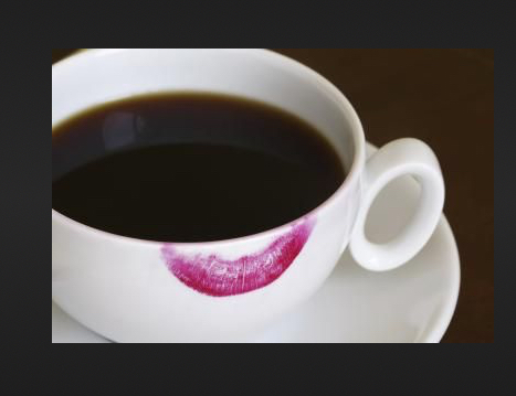 Red Lips On A Coffee&nbsp;Cup